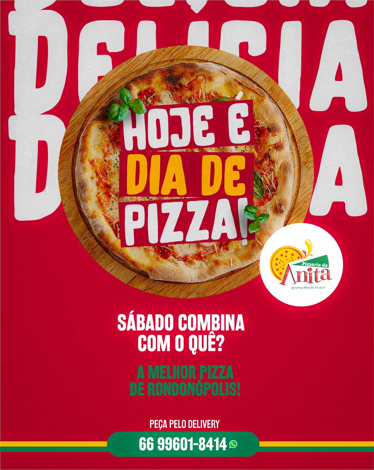 Pizzaria Da Anita cardápio