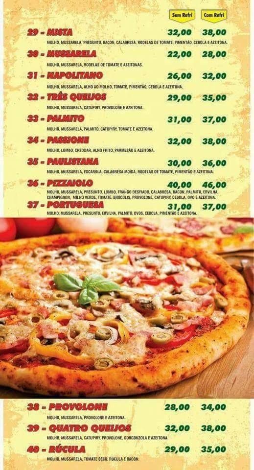 Pizzaria Donatello cardápio