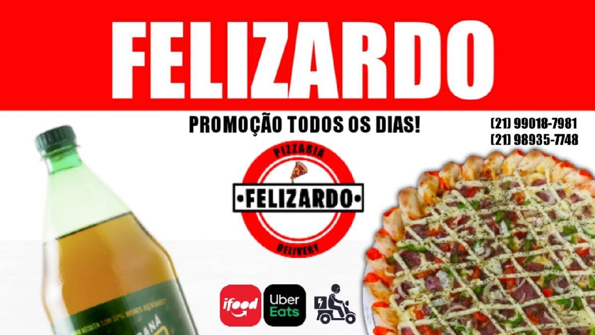 Pizzaria Felizardo cardápio