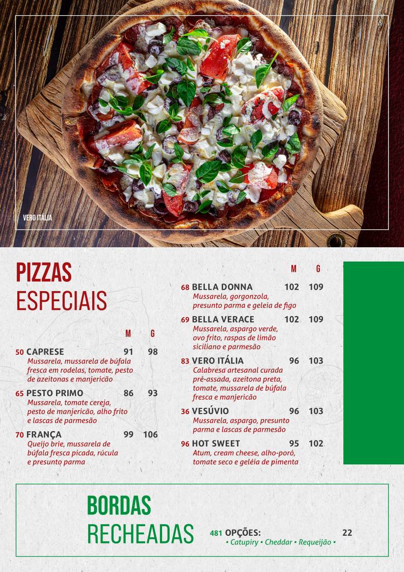 Pizzaria Marcoluccio - Pizzaria em Santana cardápio