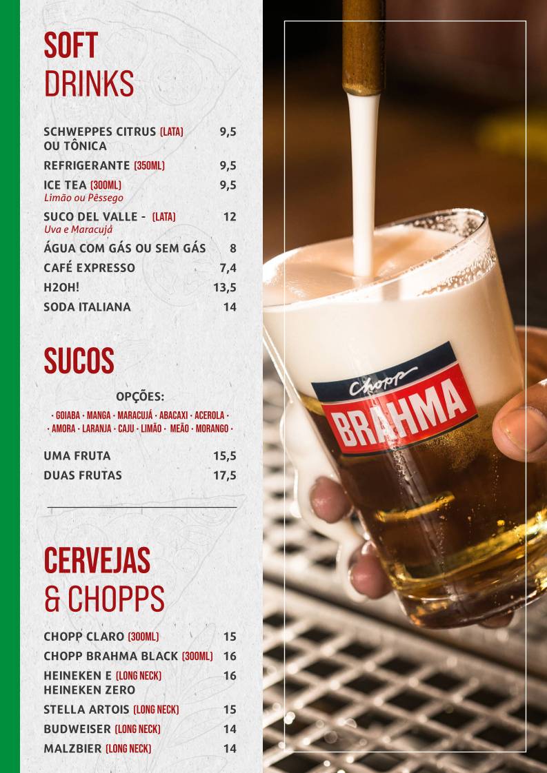 Pizzaria Marcoluccio - Pizzaria em Santana cardápio