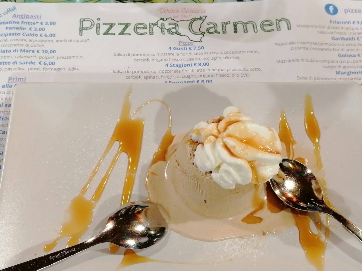 Speisekarte von Pizzeria Carmen, Palermo, Via Evangelista Torricelli