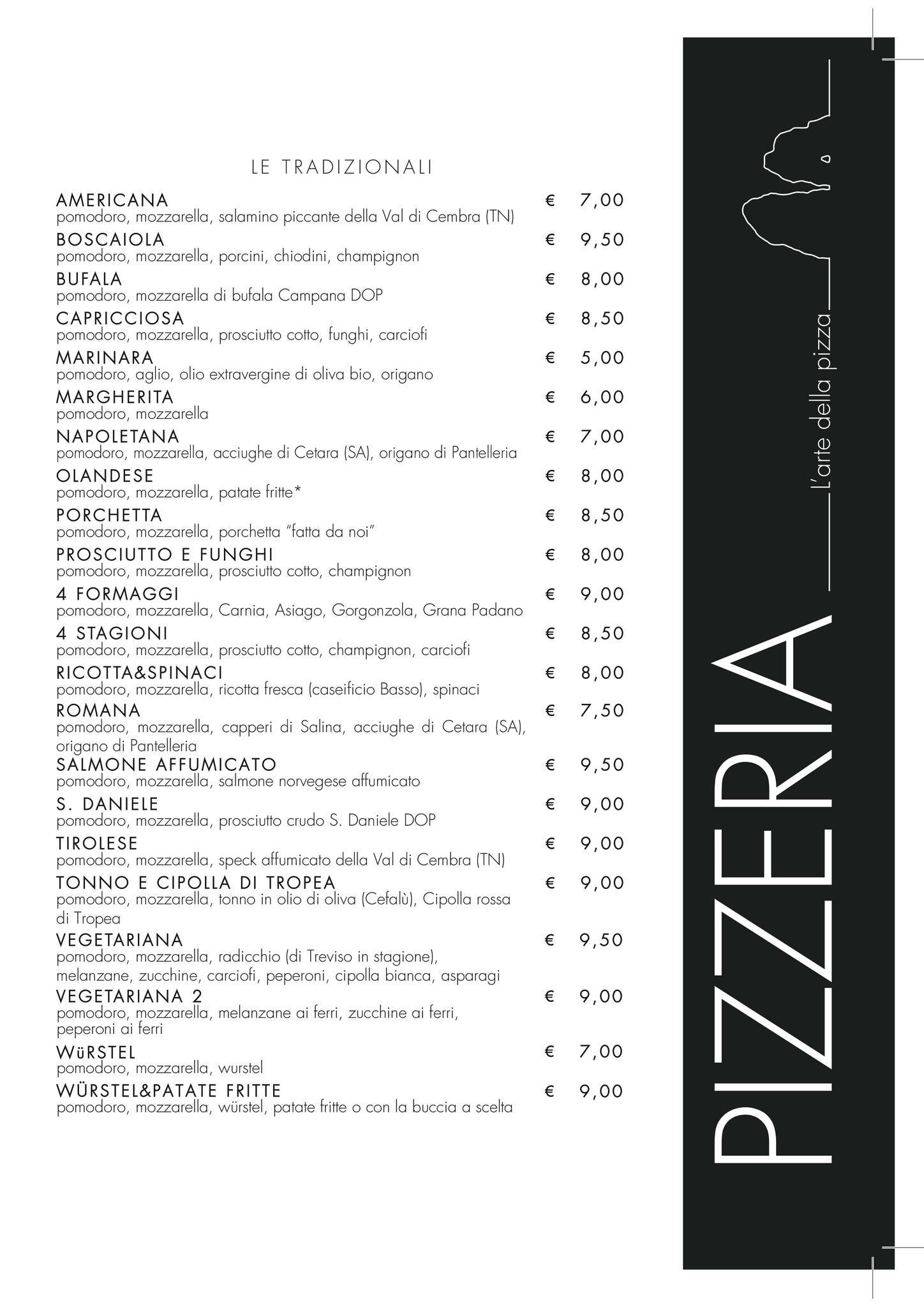 Menu di Pizzeria Da Ludovico 