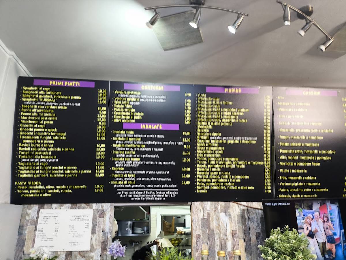Menu di Del Kursaal 
