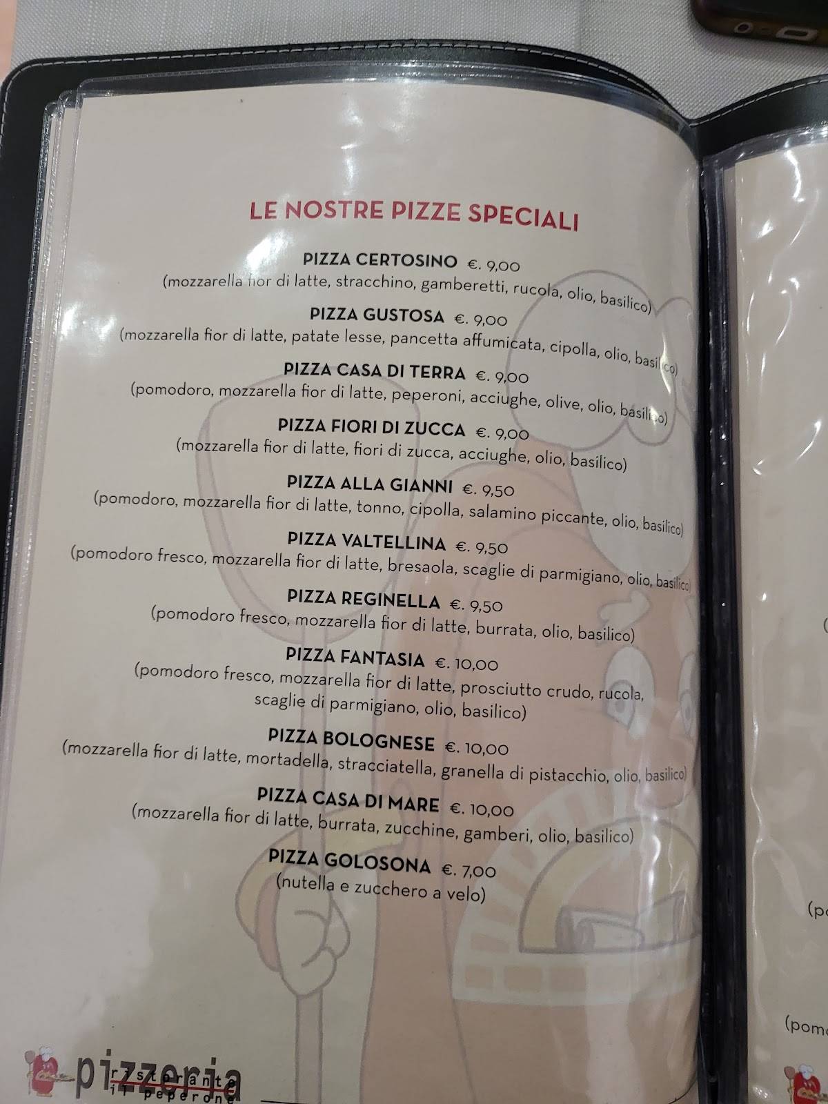 Menu di Il Peperone 