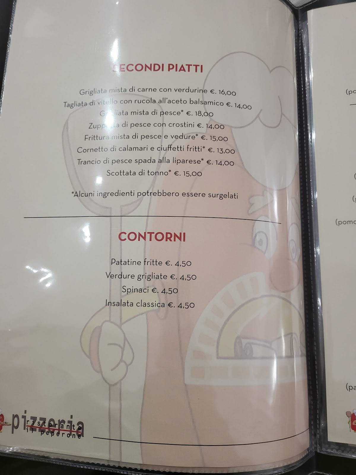 Menu di Il Peperone 
