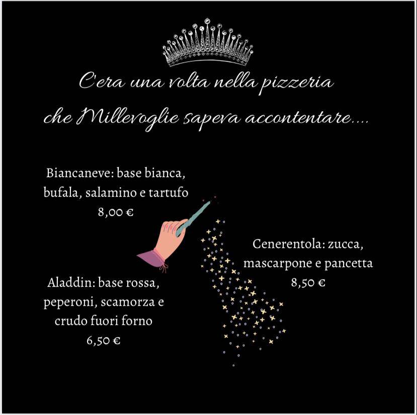 Menu di Pizzeria Le Millevoglie 