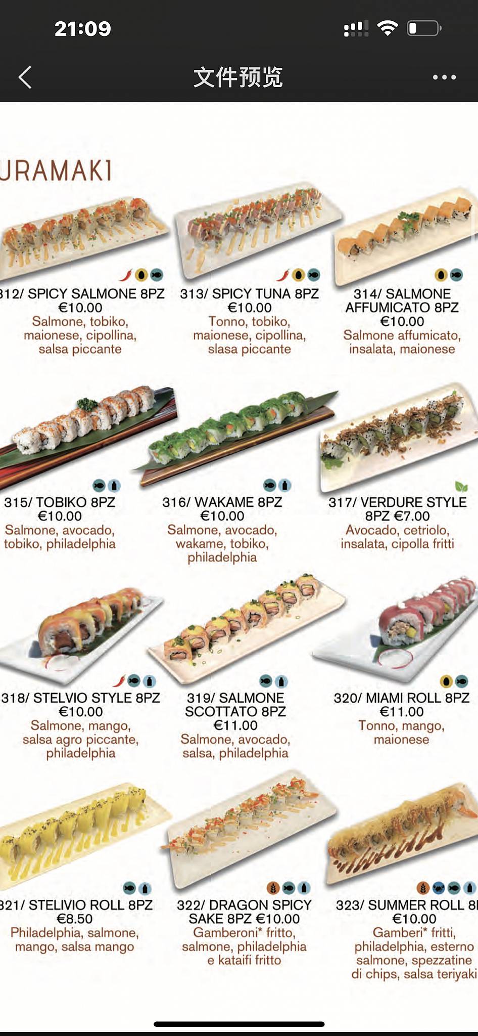 Menu di Pizzeria Ristorante Stelvio 