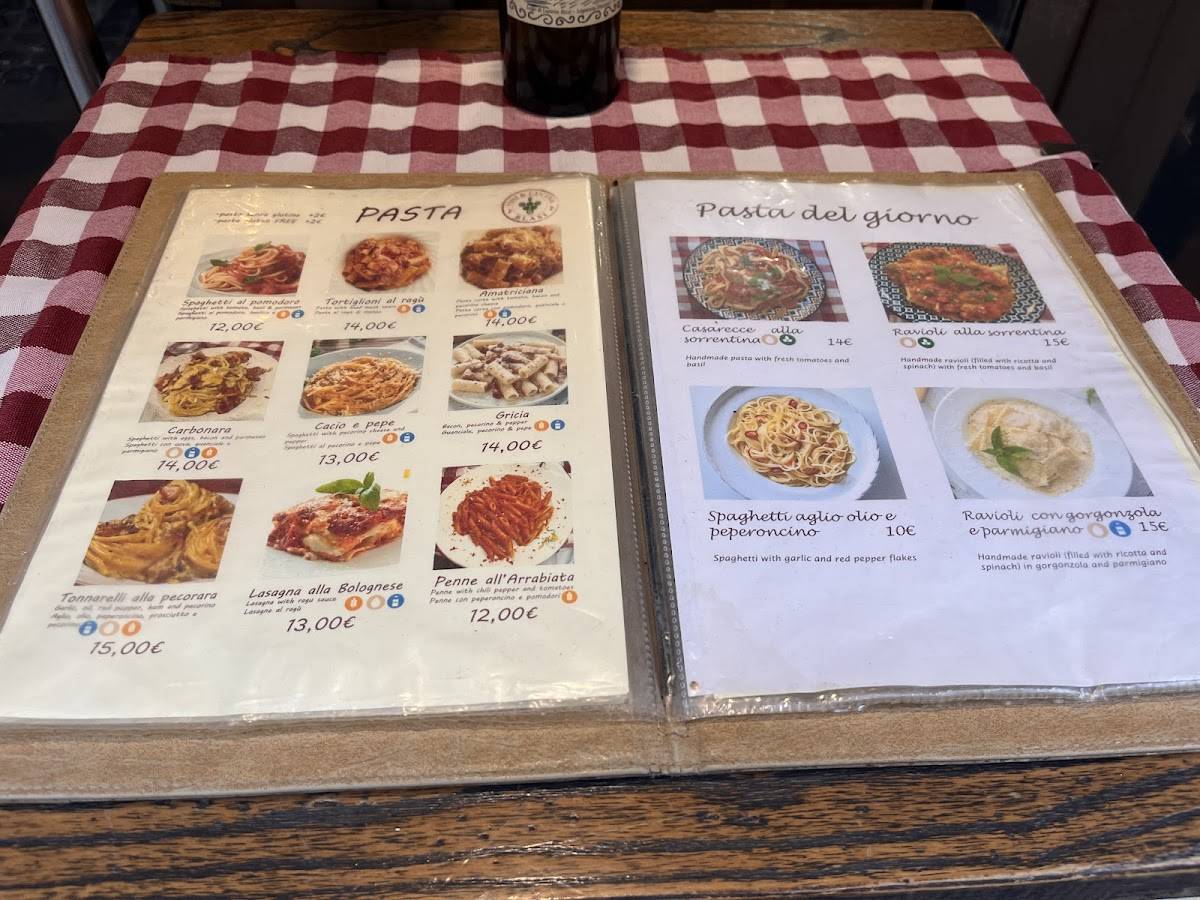 Menu di Vini & Cucina Blasi 