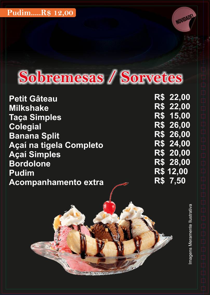 Pizzeto Restaurante e Pizzaria cardápio