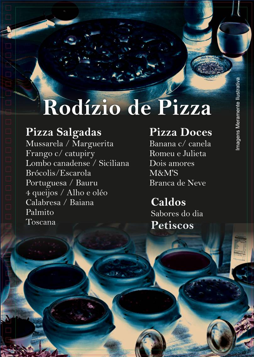 Pizzeto Restaurante e Pizzaria cardápio
