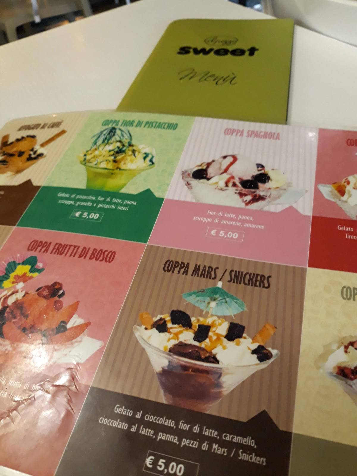 Menu di Il Pizzo Sweet 