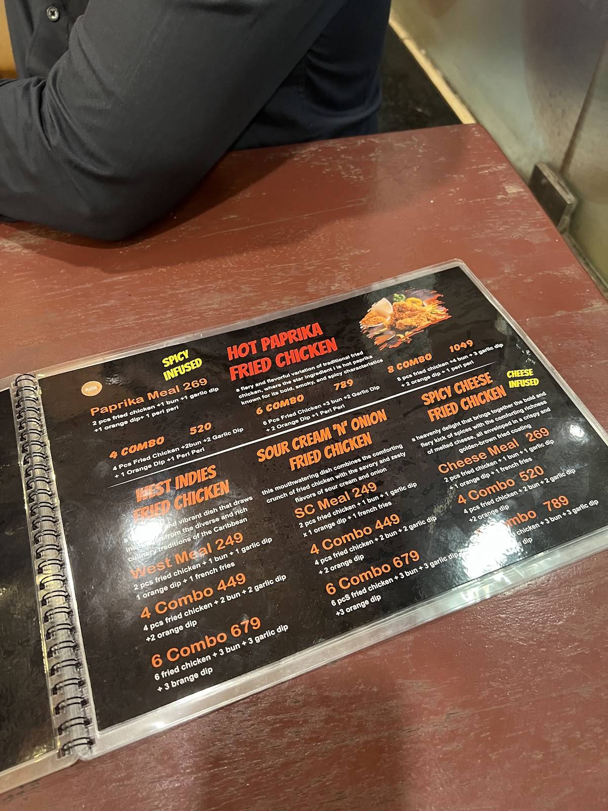 Plated Restaurant menu