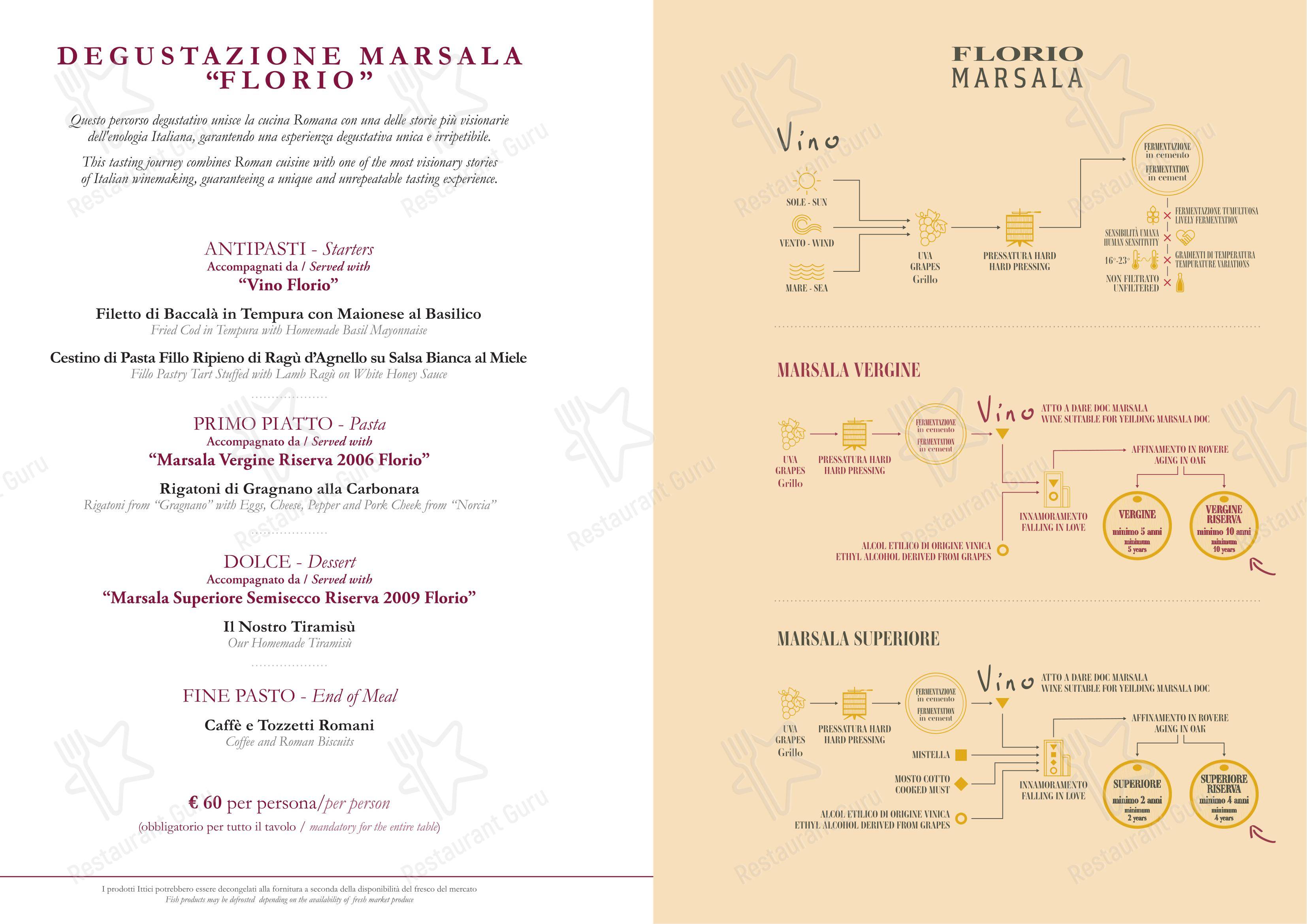 Poldo e Gianna Osteria in Roma - Menu