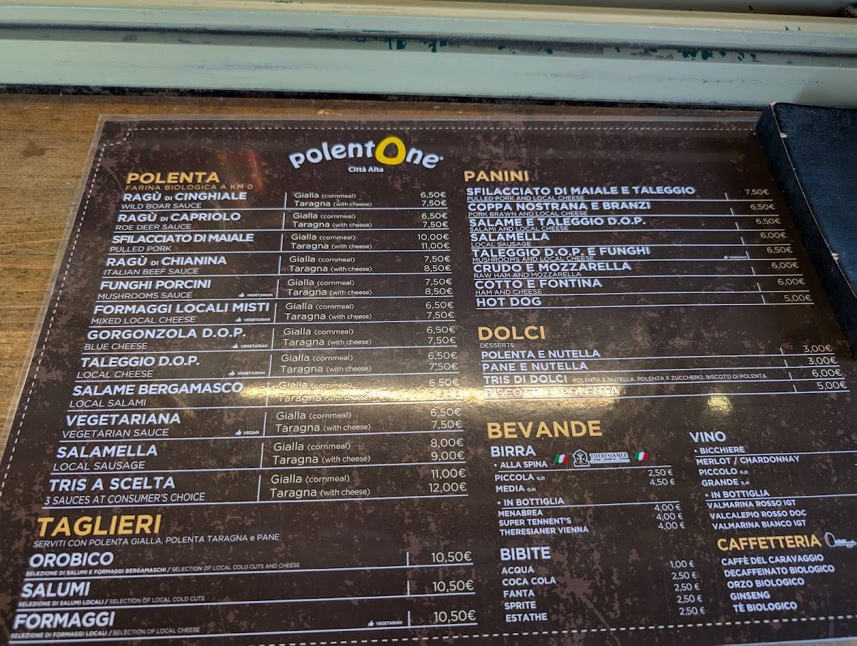 Menu di Polentone 