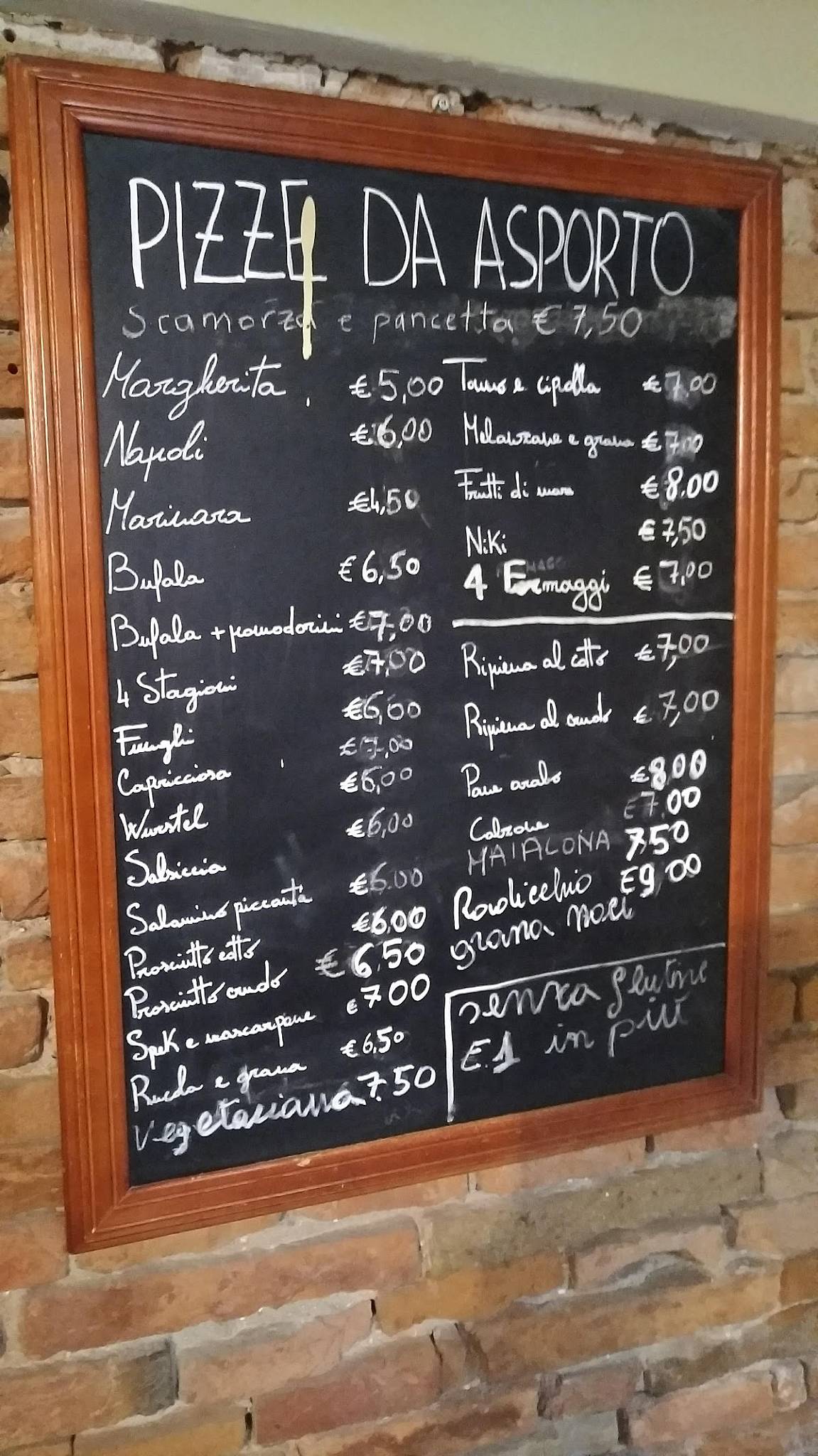 Menu di La Riviera by Nicky 