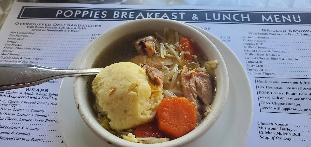 Menu at Poppies Restaurant & Deli, Delray Beach, Linton Blvd