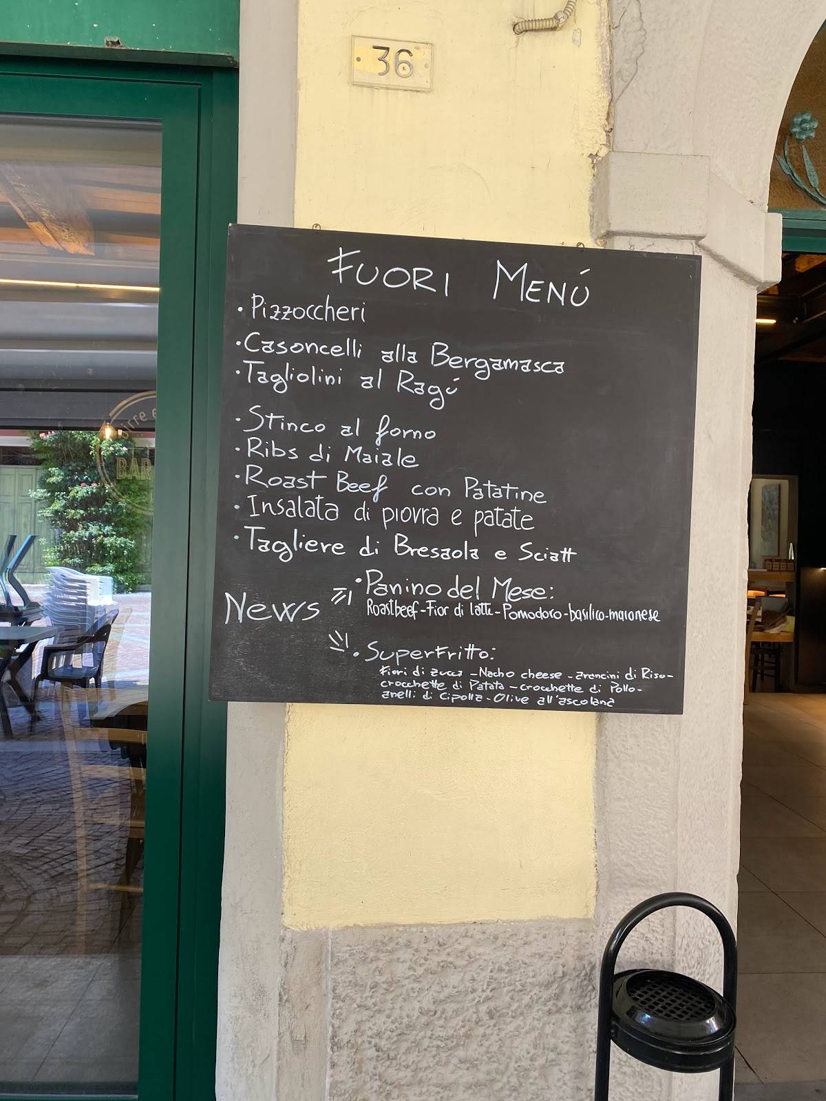 Menu di Bar Roma srl 