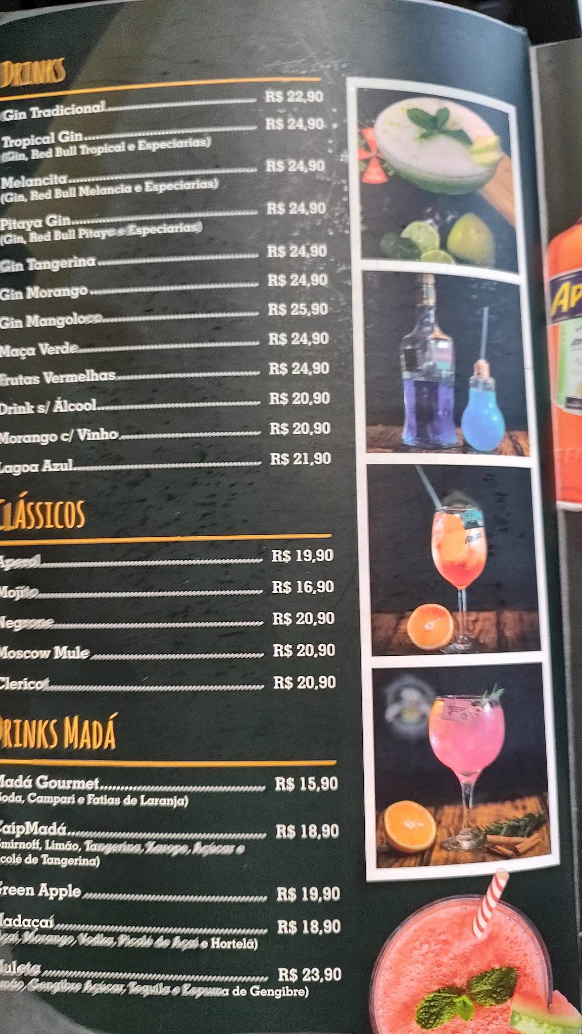 Boteco Vila Madá cardápio