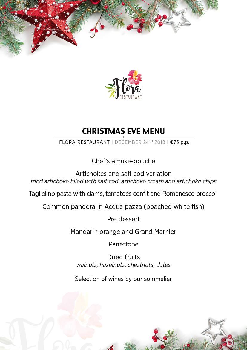 Menu di Flora Restaurant 