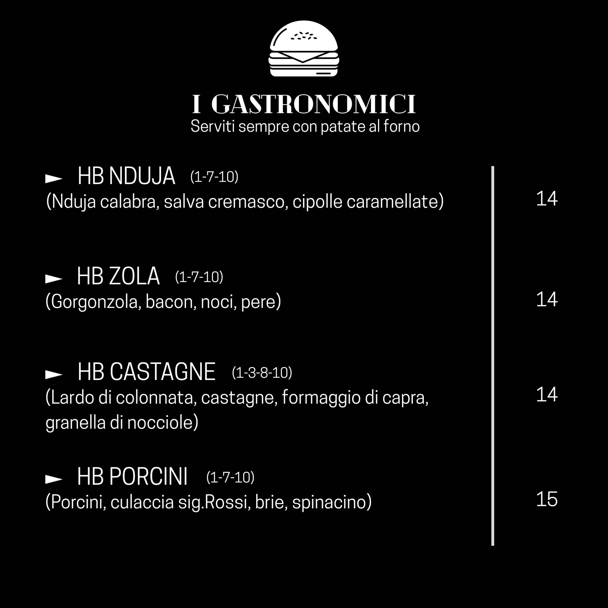 Menu di Retrò Cafè Garage 