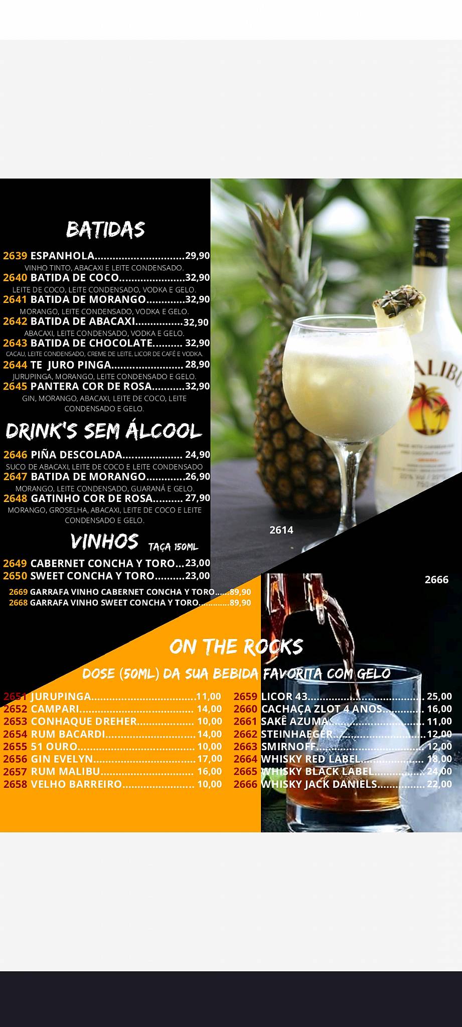 LED'Z CONTAINER GASTROBAR cardápio