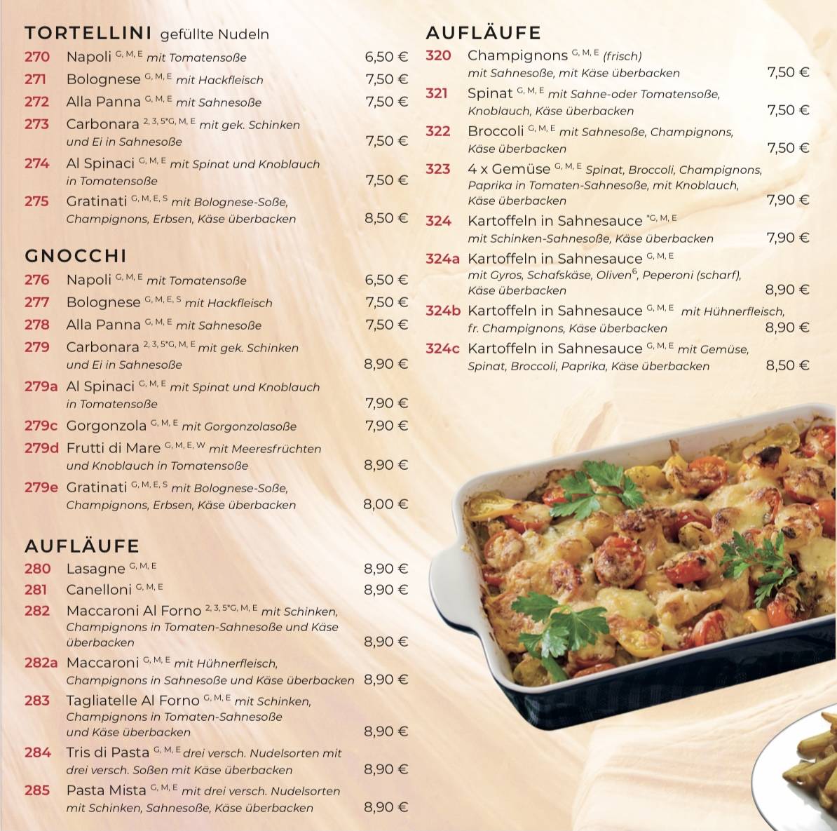 Menu de Panda Imbiss Lieferservice