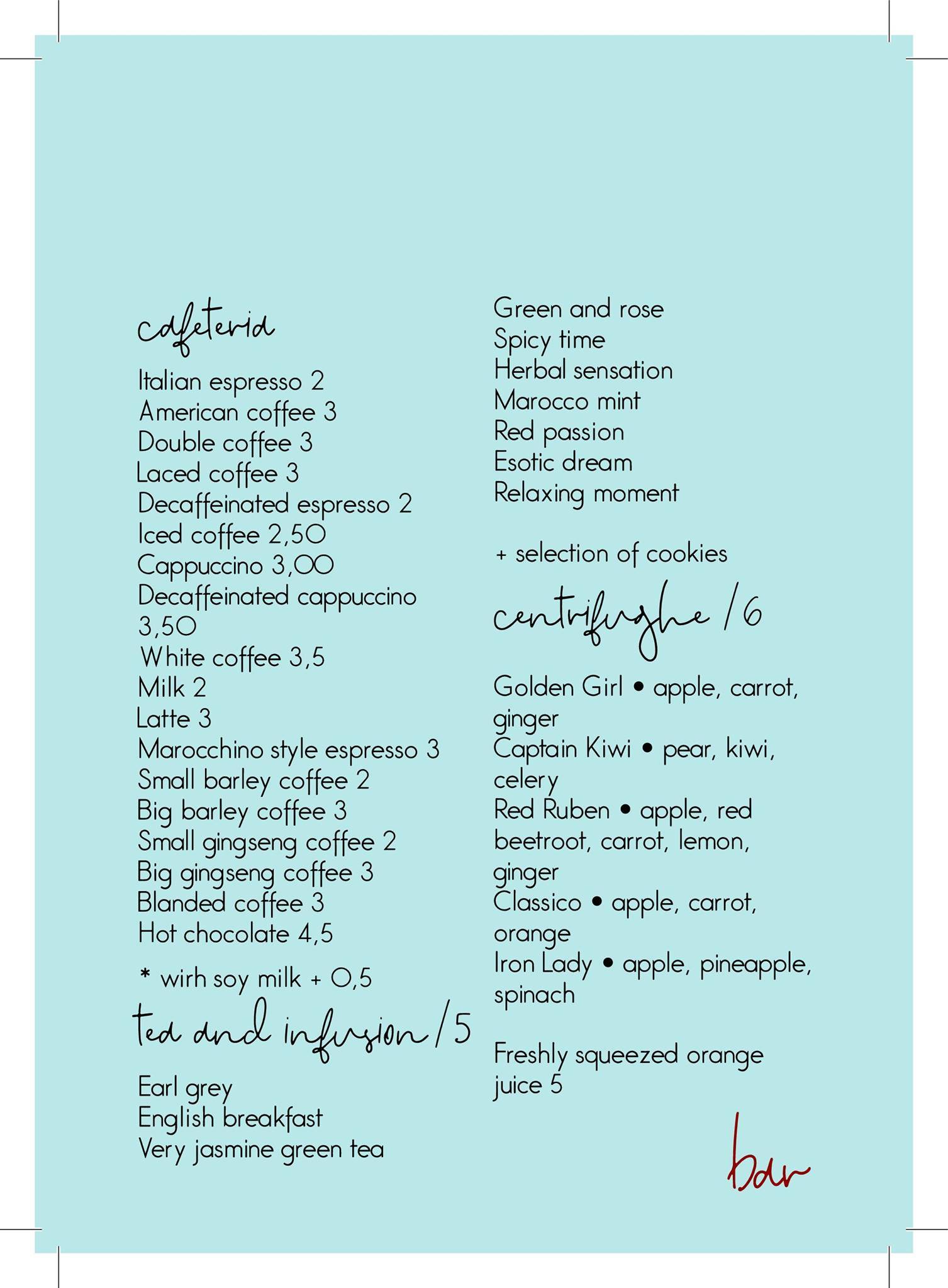 Menu di Magasin 