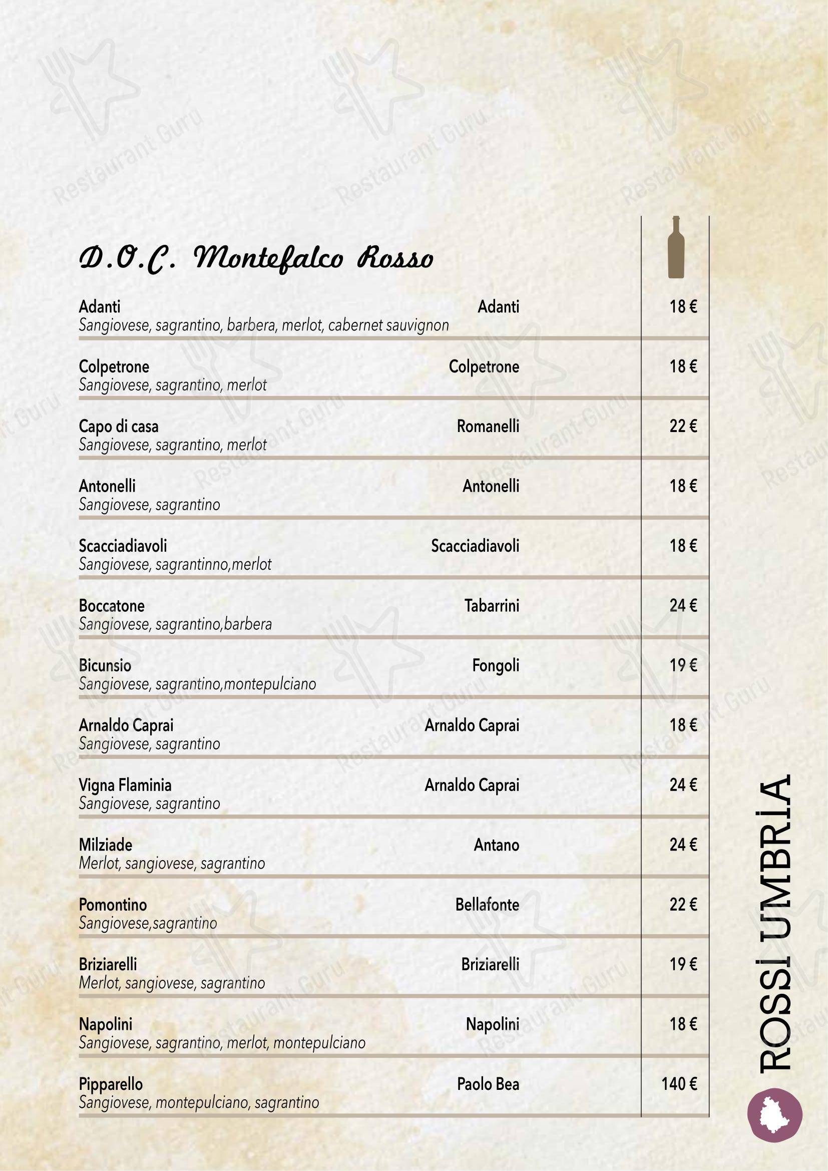 Основное меню per Publito pub & bar