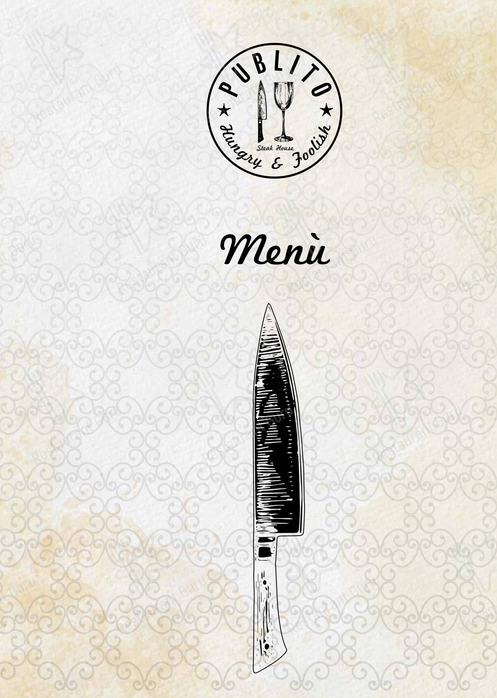 Menu bar per Publito in Trevi