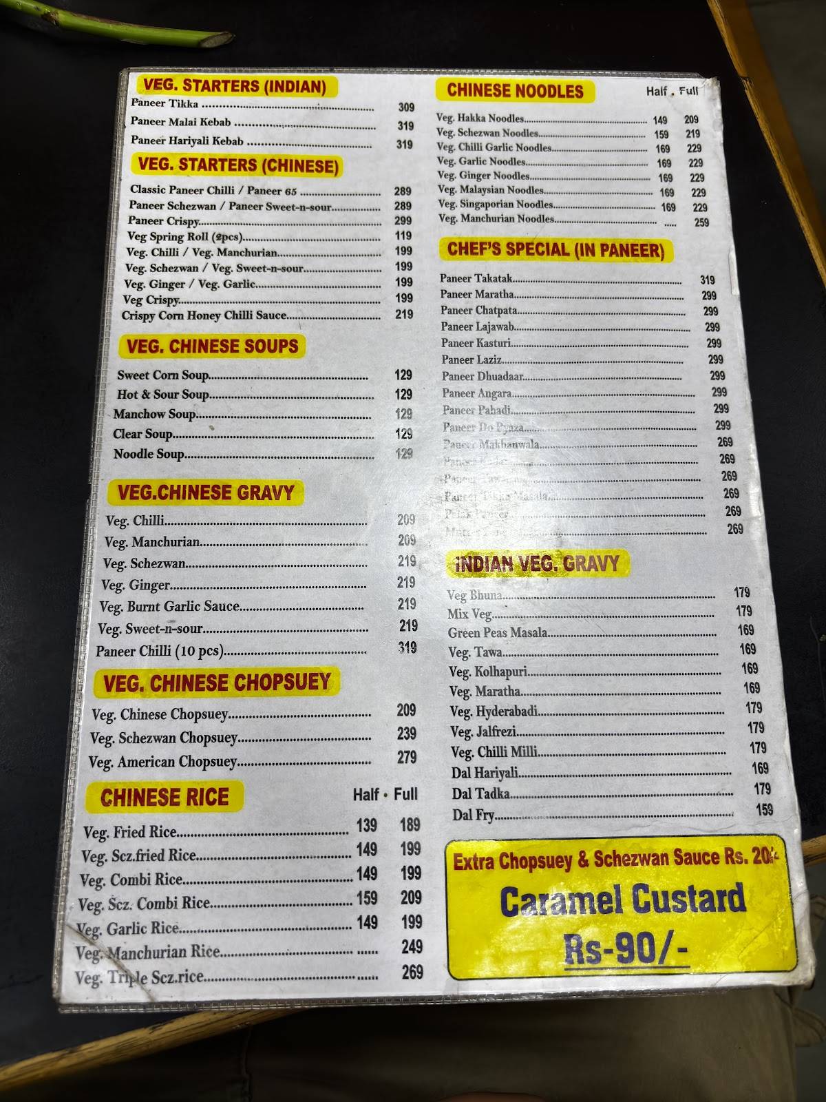 Cafe Farm House menu