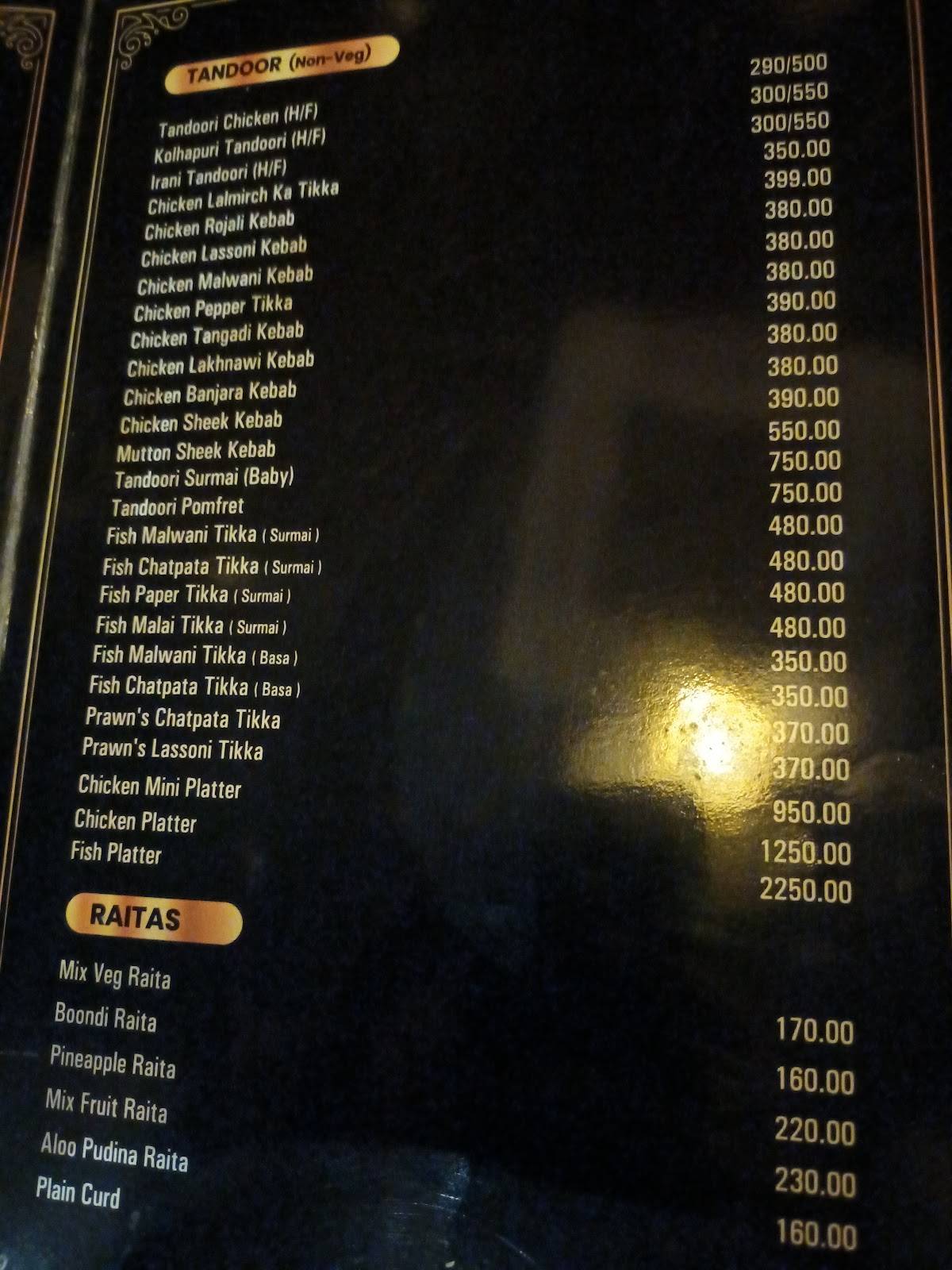 Olive Garden Restaurant & Bar menu