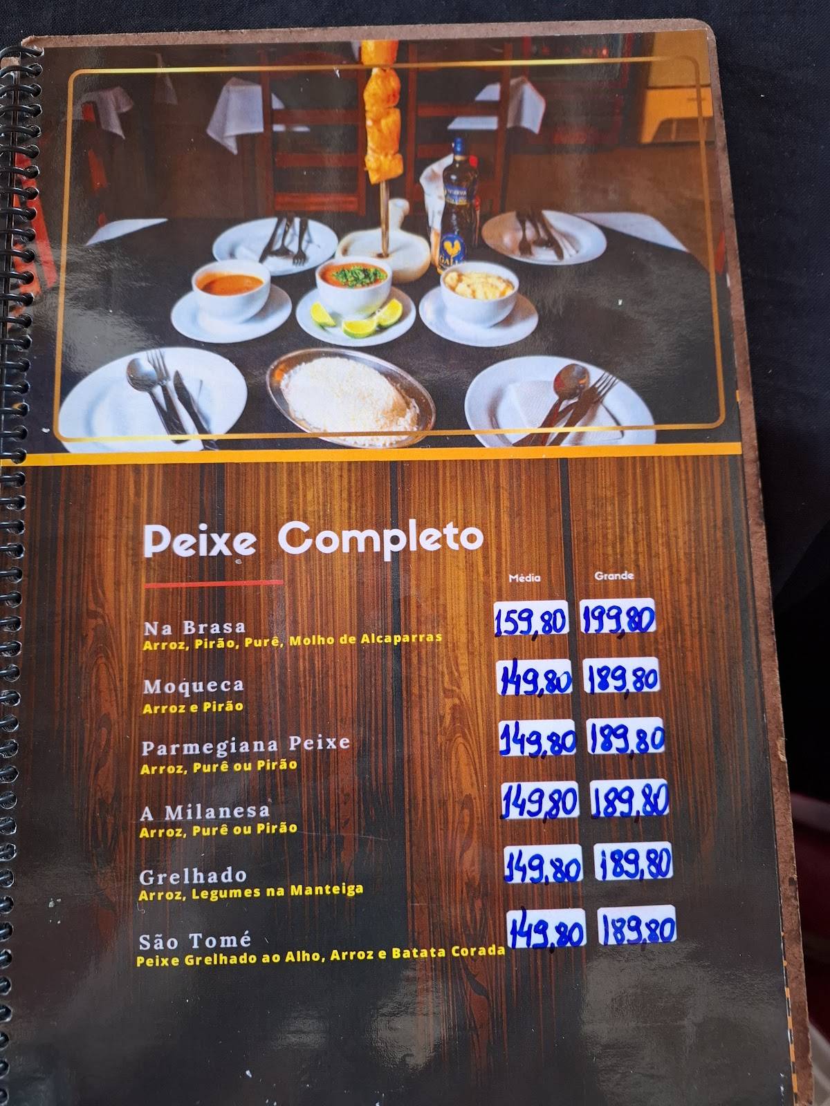 Punga's cardápio