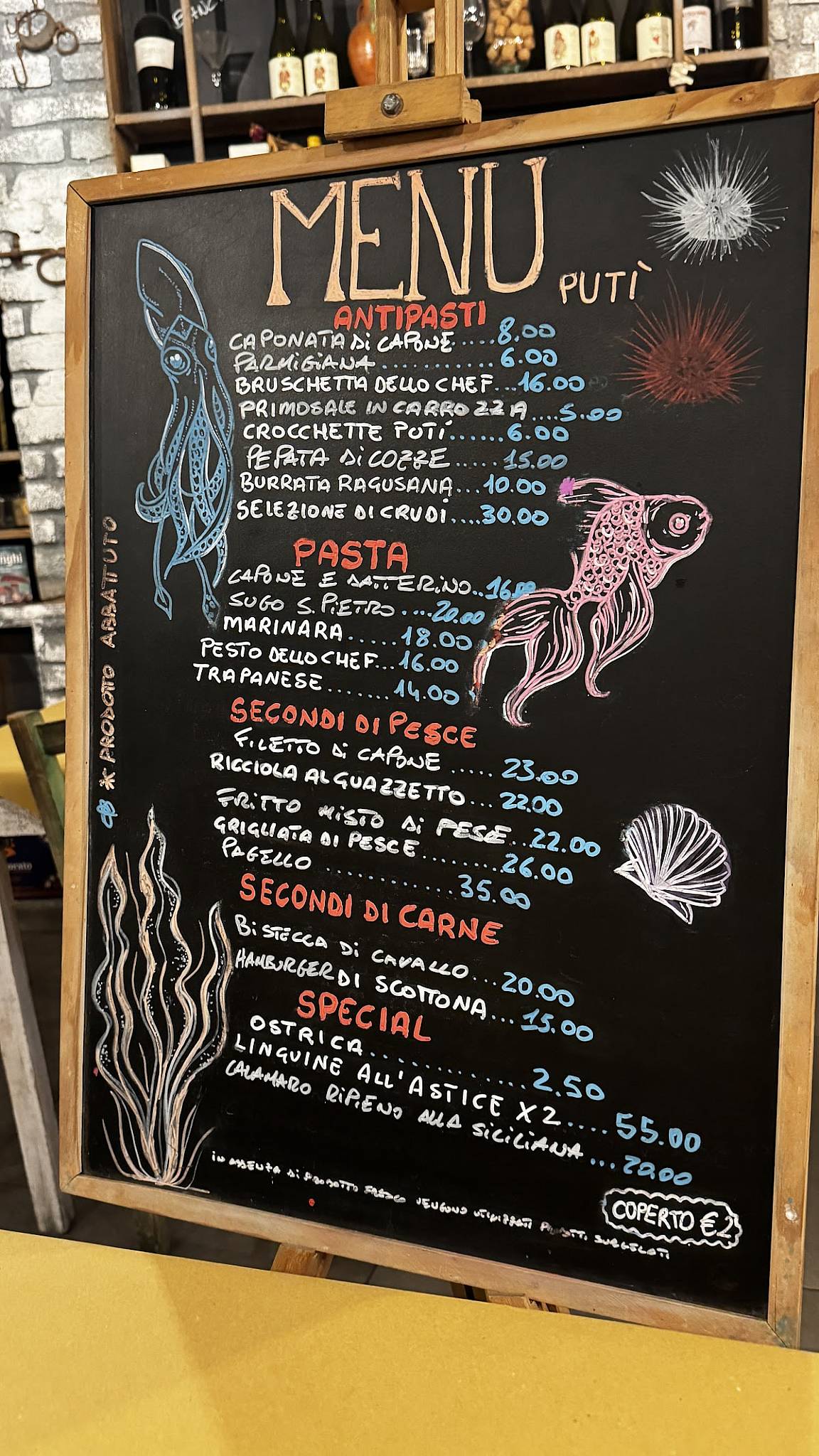 Menu di Putì 