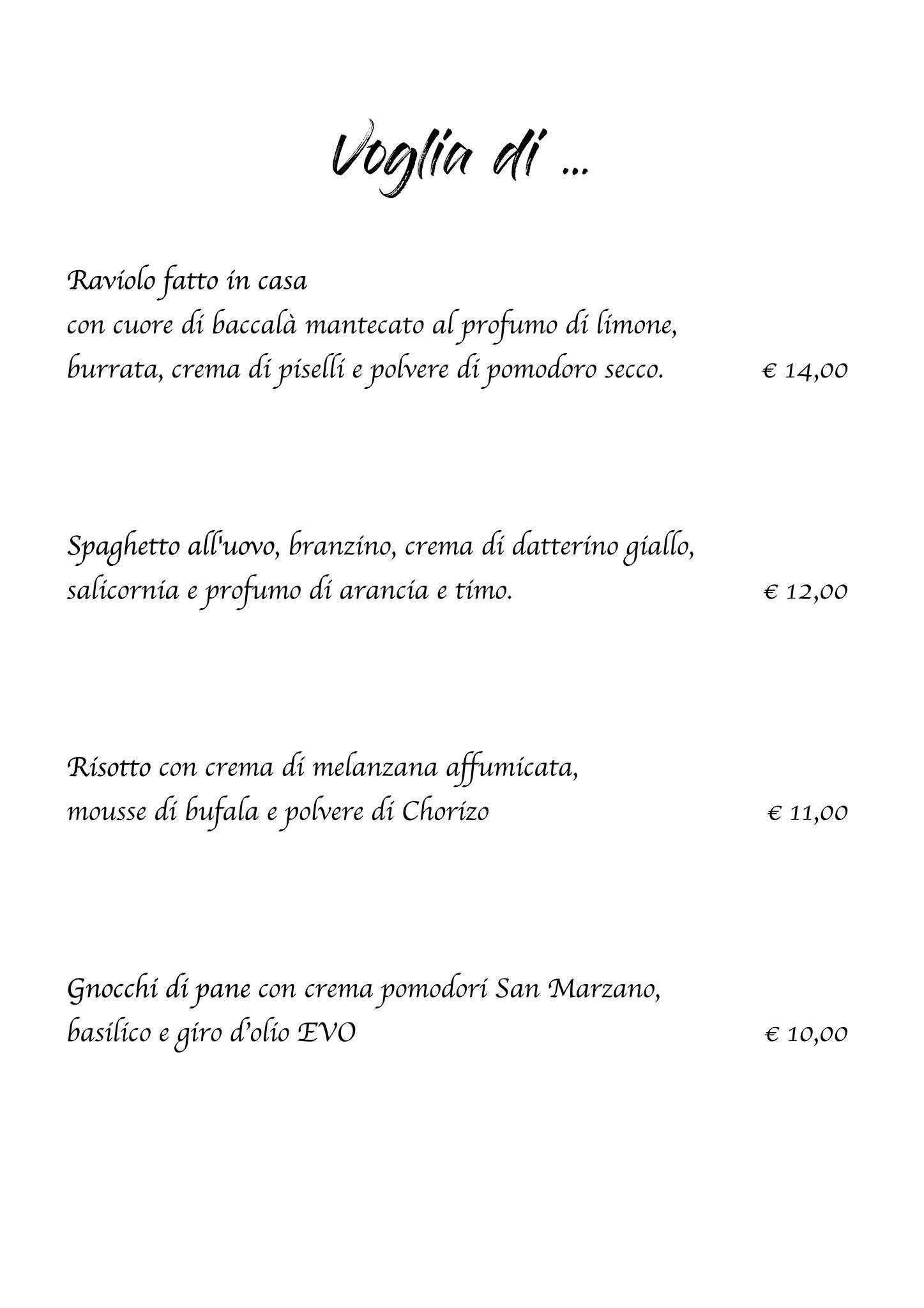 Menu di Quanto Basta Caffé E Cucina 