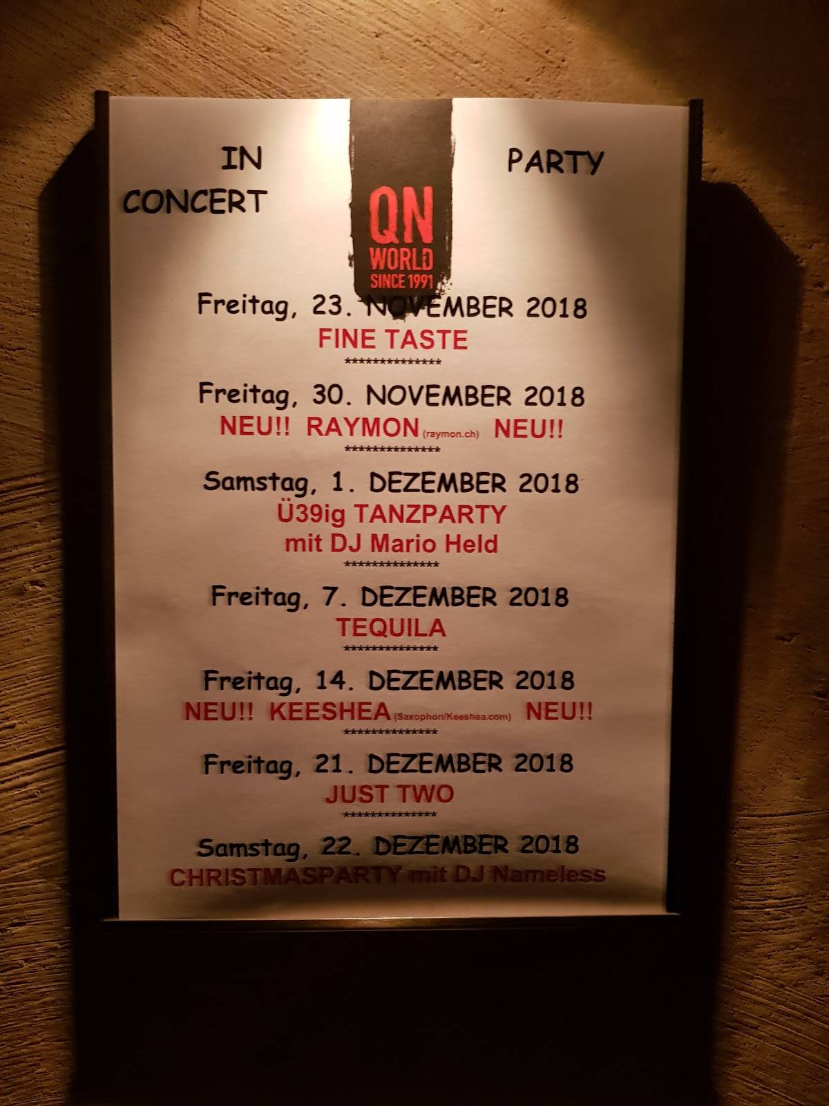 Menu di Qn Restaurant 