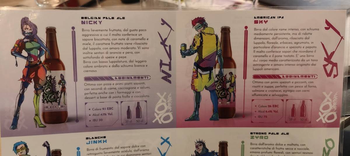 Menu di RE e REGINA Soffi di Pizza 