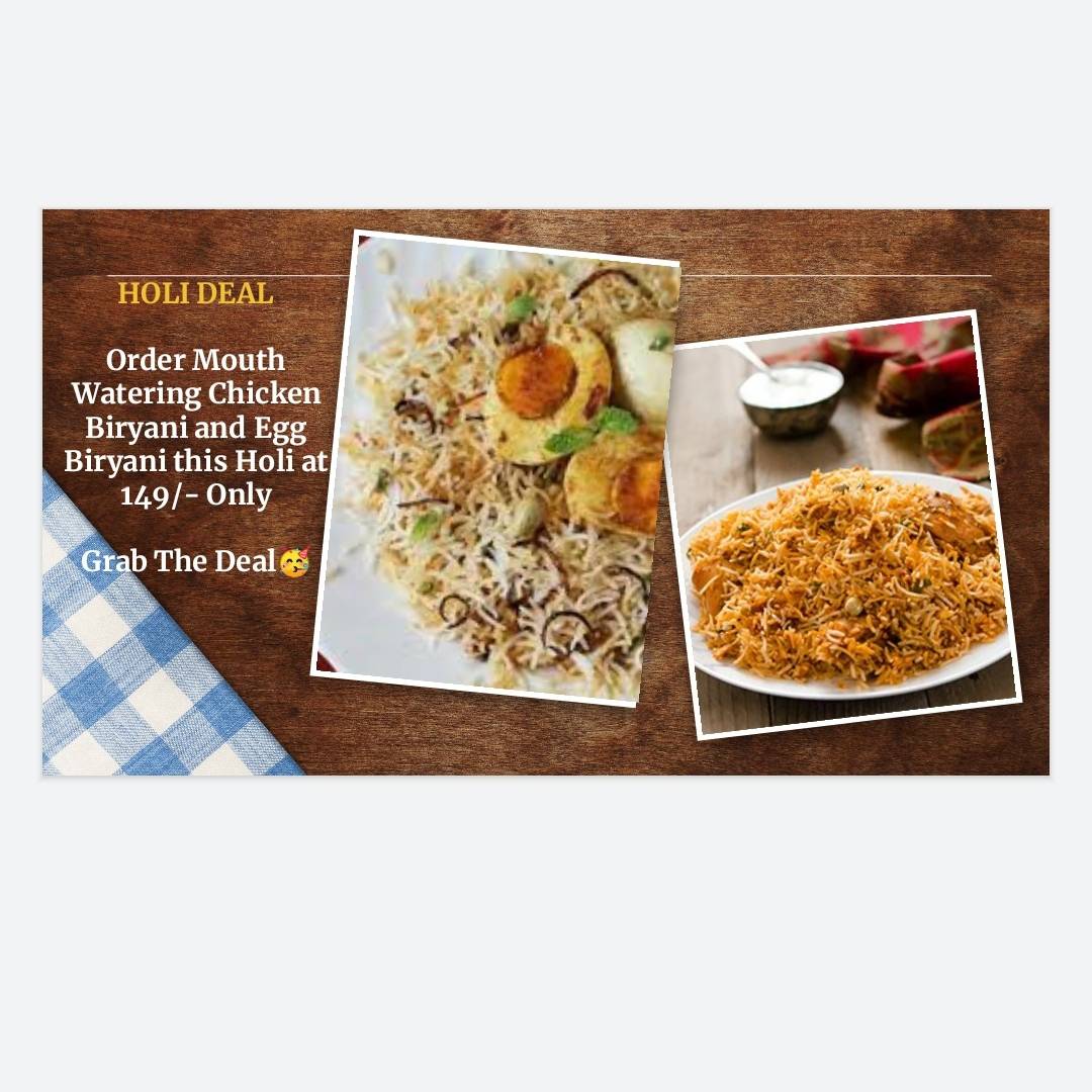 Raavan Biryani Co. menu