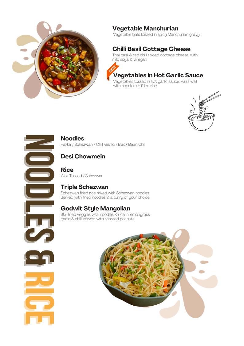 Godwit Cafe Best Cafes in Raipur Best Jain food in Raipur Pure Veg restaurant menu