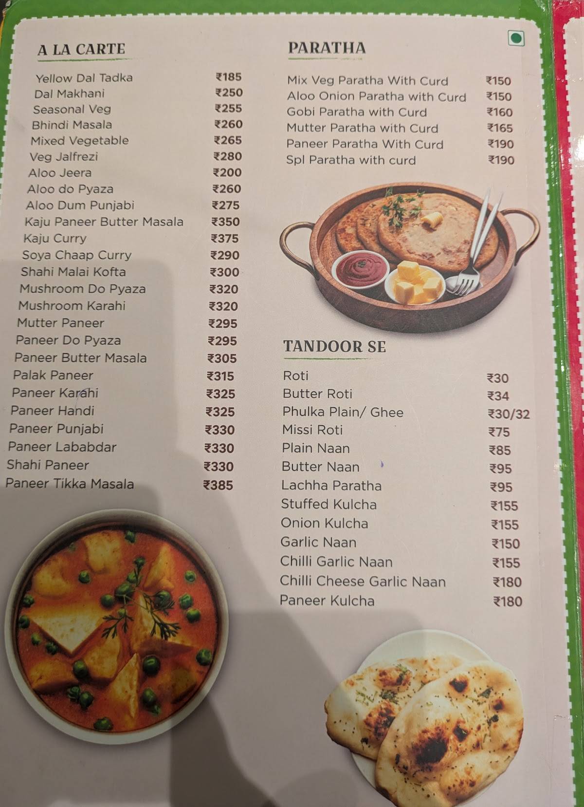 Rajasthan's Radhe Radhe menu