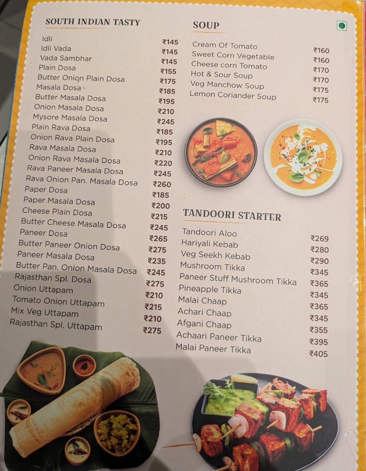 Rajasthan's Radhe Radhe menu