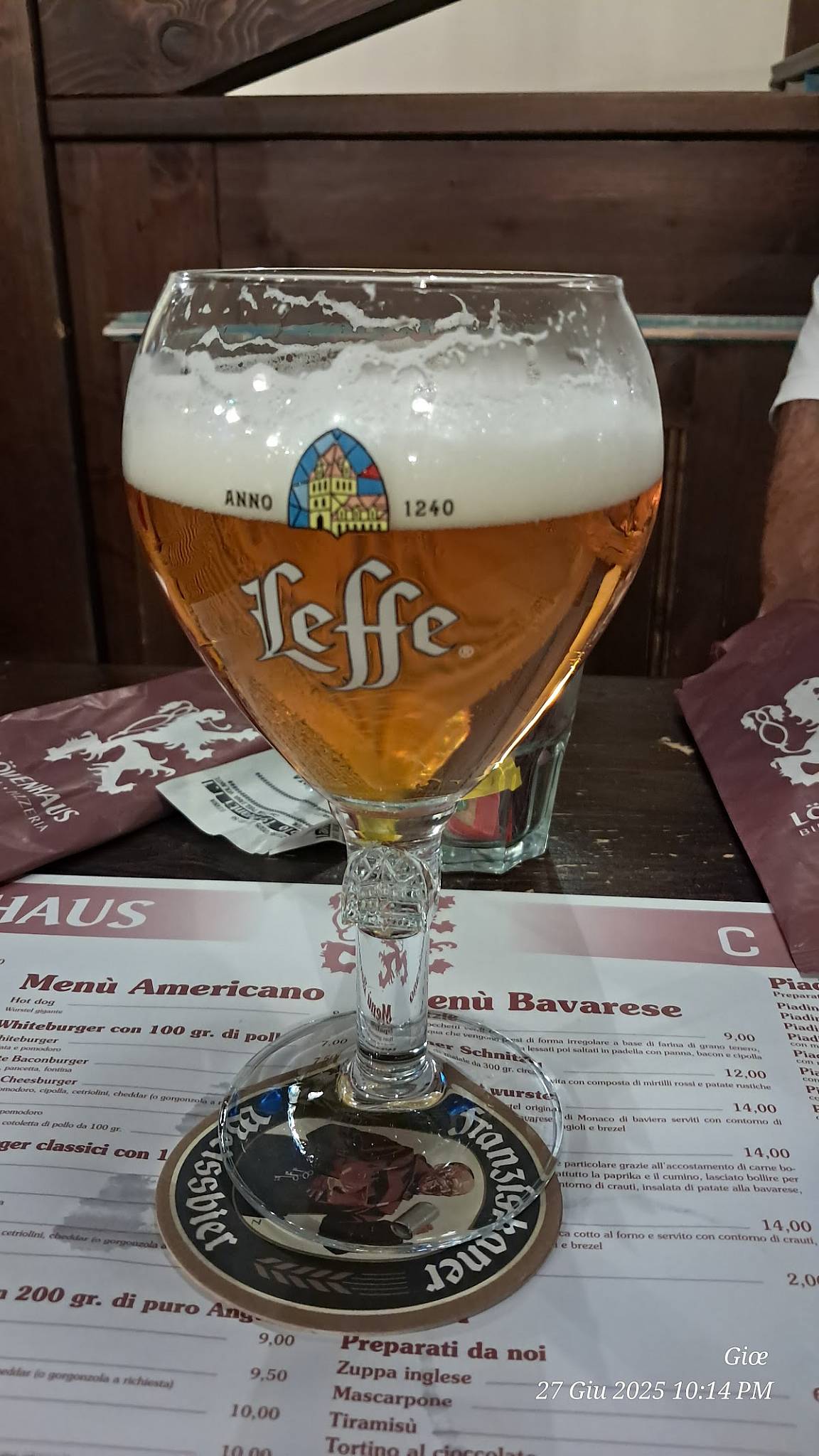 Menu di Birreria Lowenhaus 