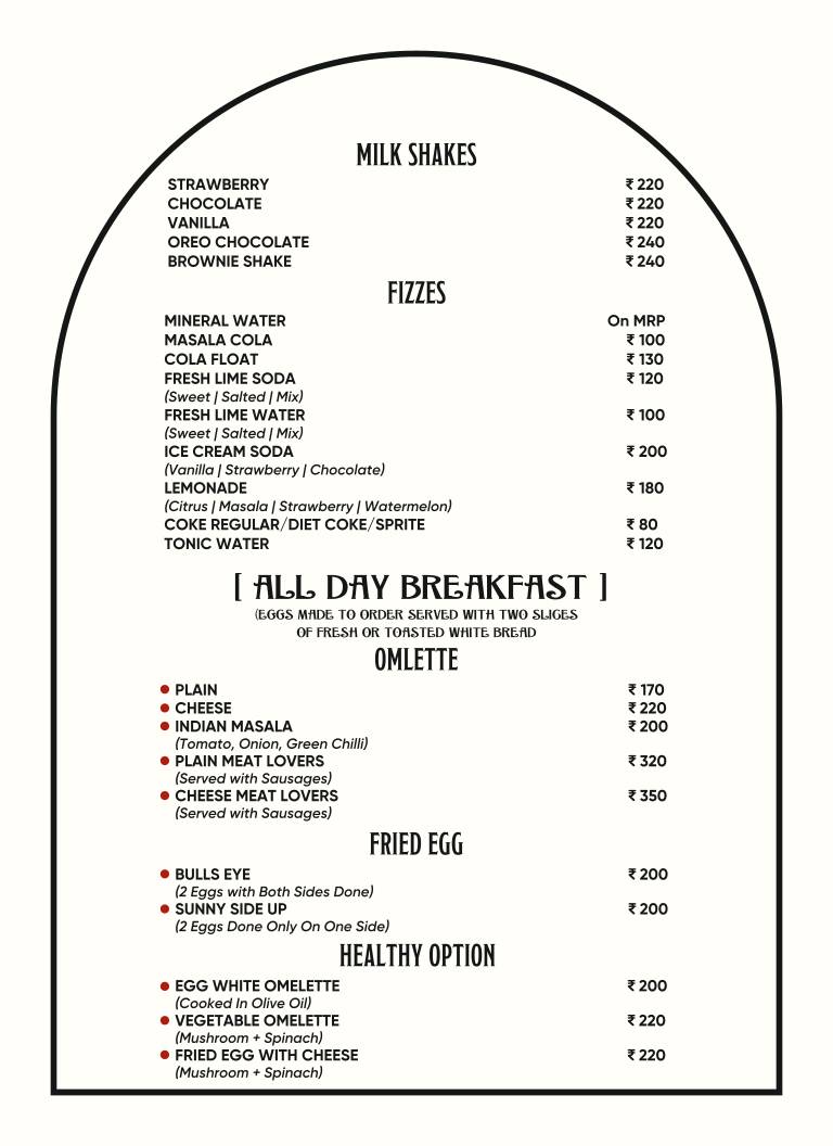 Razzmatazz Cup N Cake menu