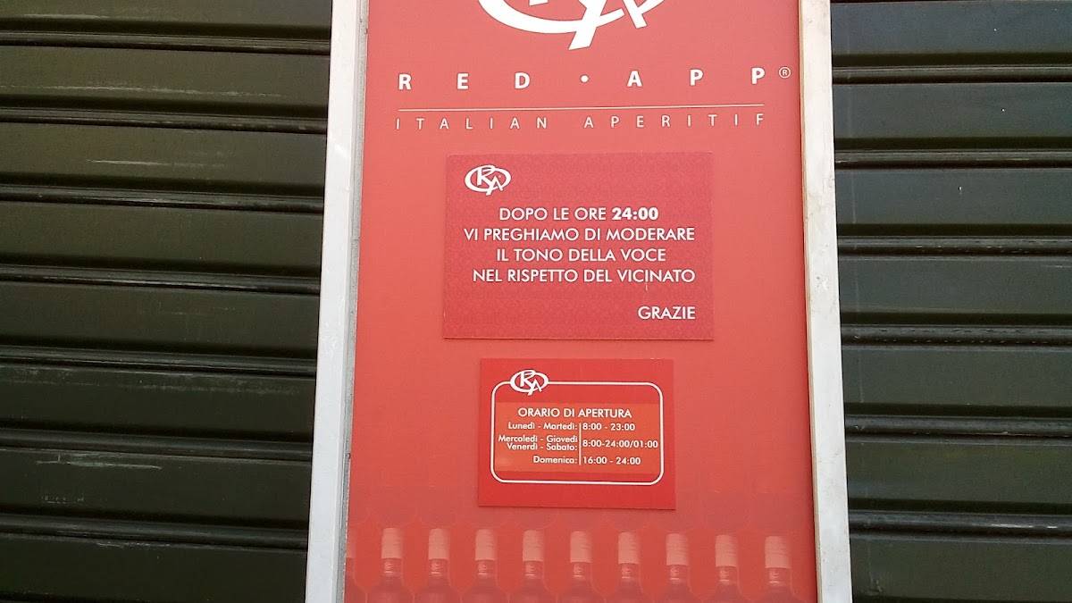 Menu di Red App S.r.l. 