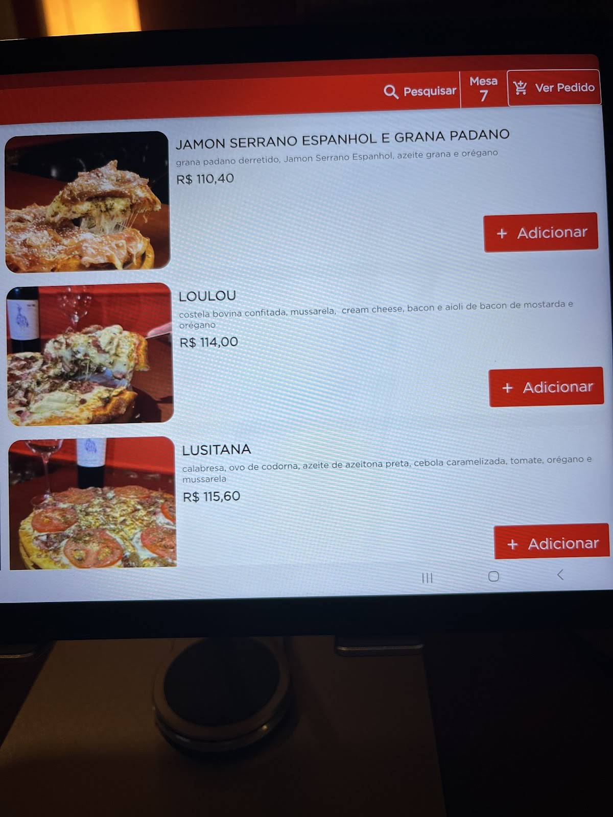 Red Elephant Brasil - Gold Pizza cardápio