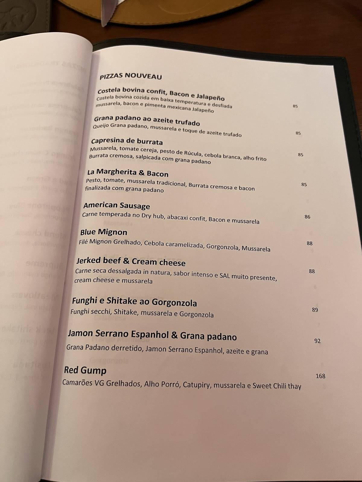 Red Elephant Brasil - Gold Pizza cardápio