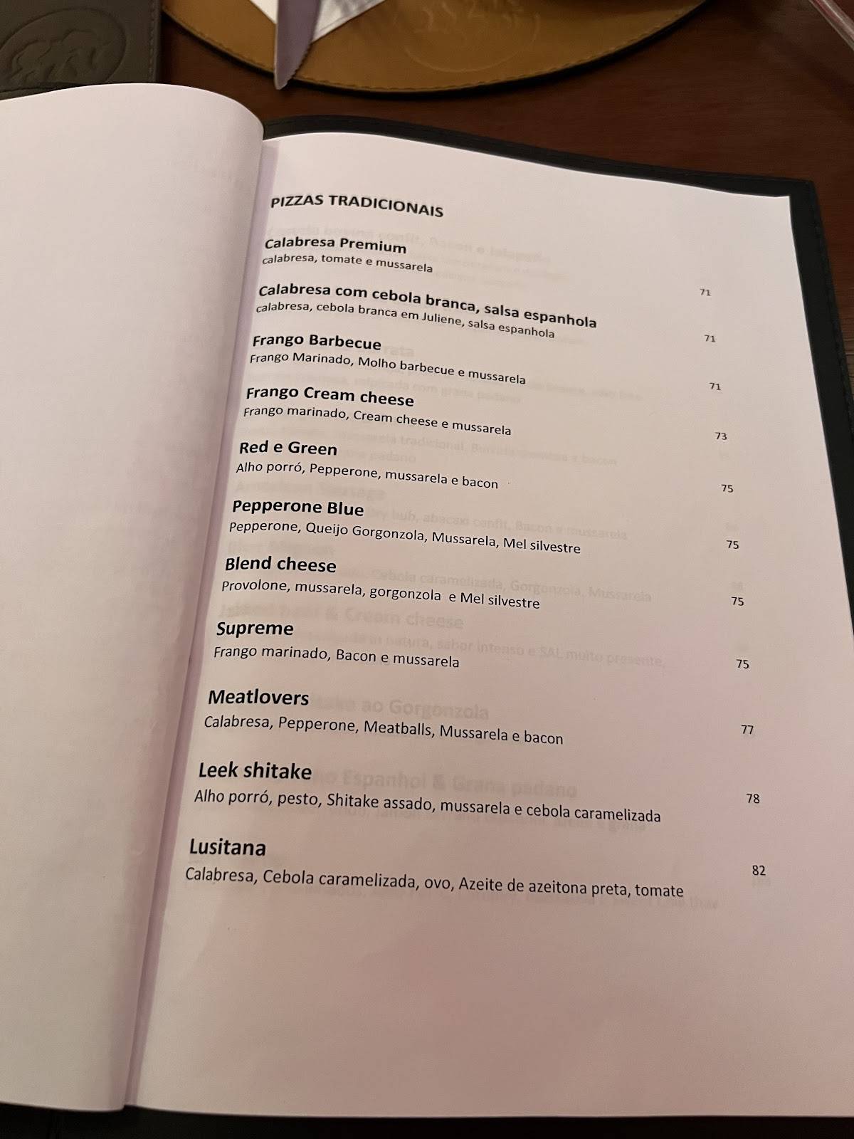 Red Elephant Brasil - Gold Pizza cardápio