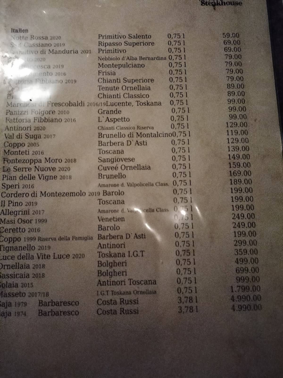 reef and beef köln speisekarte