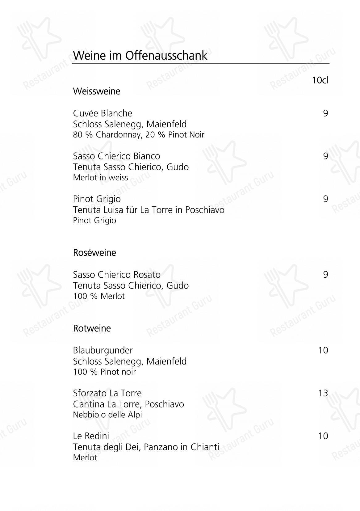 菜单 per Restaurant Acla ristorante