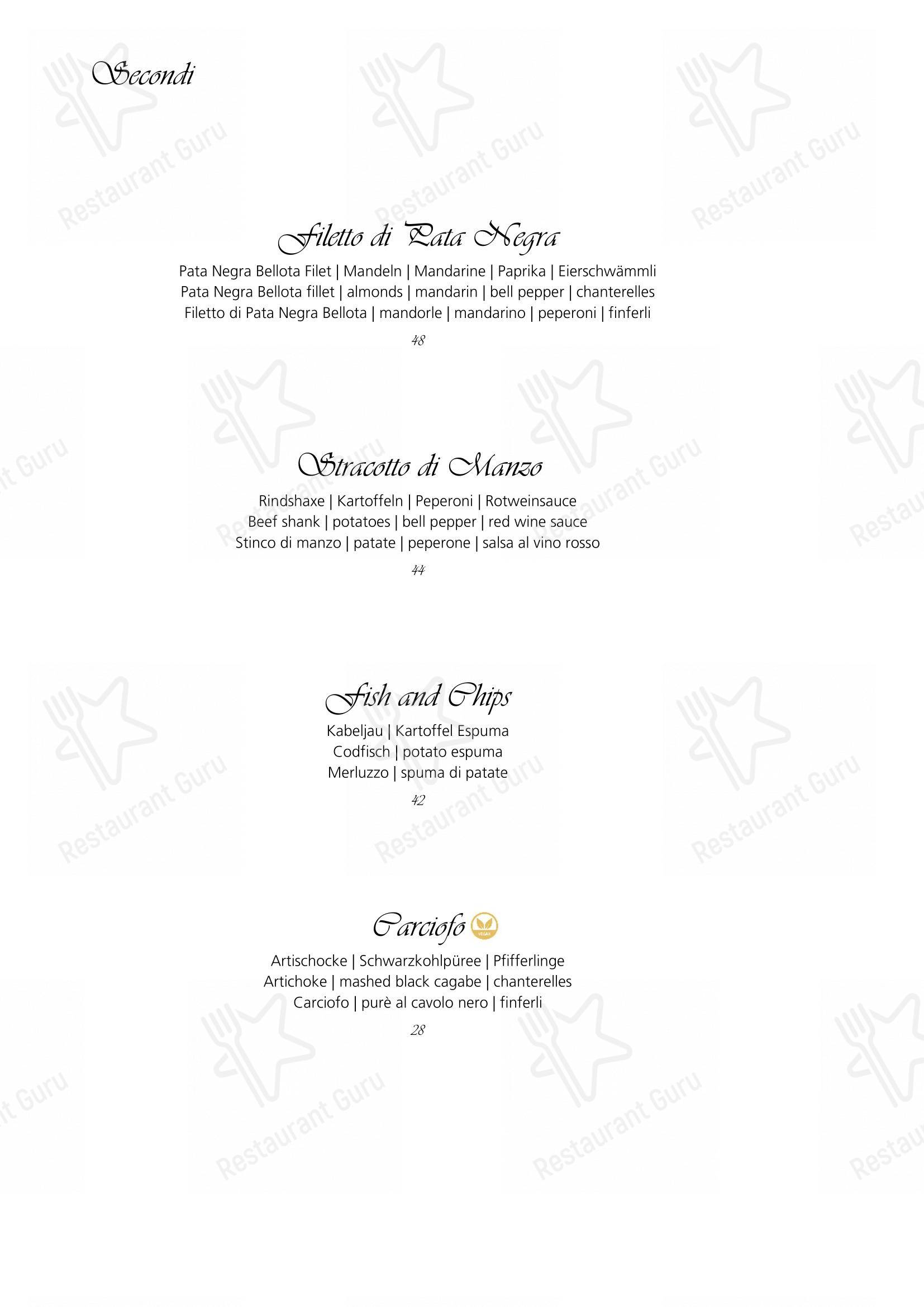 Menu per Restaurant Acla in San Maurizio